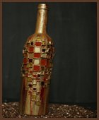 Бутылка "Огни Москвы". 25 см.